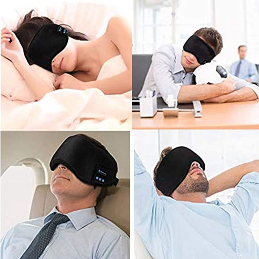 Bluetooth Sleep Eye Mask Sleep with Headphones 5.0