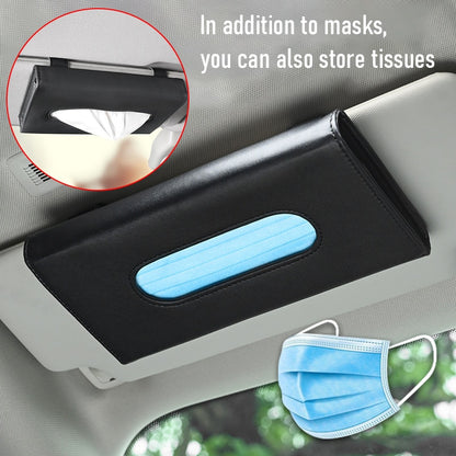 Car Sun Visor Tissue Box Holder/Mask holder